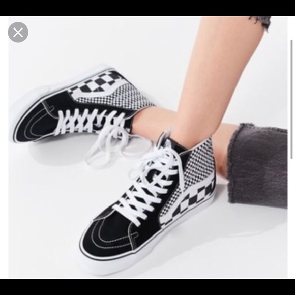 vans double checkerboard